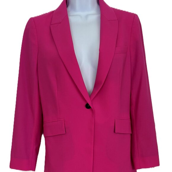 Theory size 6 pink Etiennette suit - Picture 2 of 8